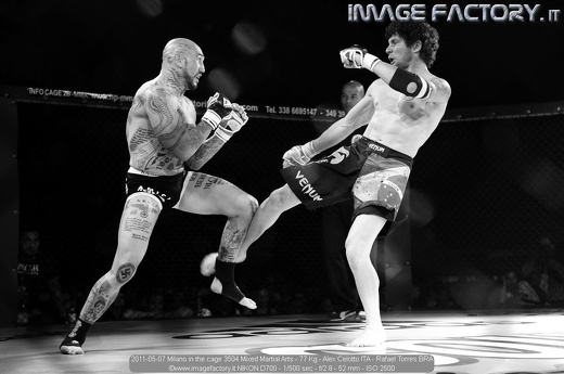 2011-05-07 Milano in the cage 3504 Mixed Martial Arts - 77 Kg - Alex Celotto ITA - Rafael Torres BRA